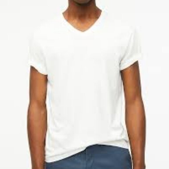 J. Crew Factory Other - NWT J. Crew Men's Slim-Washed Small White V-Neck Tee